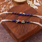 Thumbnail for Devine Rudraksha Bhai Bhabhi Rakhi Set zoom