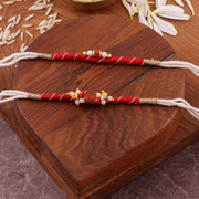 Thumbnail for Devine Rudraksha Bhai Bhabhi Rakhi Set zoom