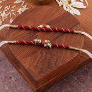 Thumbnail for Devine Rudraksha Bhai Bhabhi Rakhi Set zoom