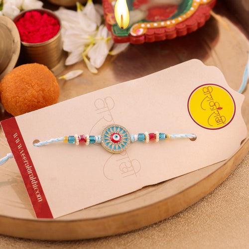 Chakra Mandala Beaded Rakhi zoom