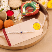 Thumbnail for White Evil Eye Rakhi - White
