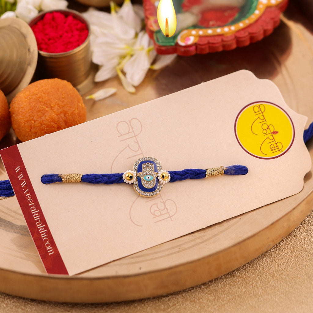 Evil Eye Charm Rakhi for Brother zoom