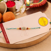 Thumbnail for Shiva Rudraksha Beaded Charm Rakhi zoom