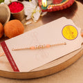 Vibrant Resham Thread Rakhi with Beadwork zoom