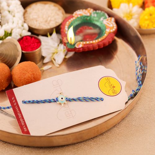 Blue Evil Eye Rakhi - Blue
