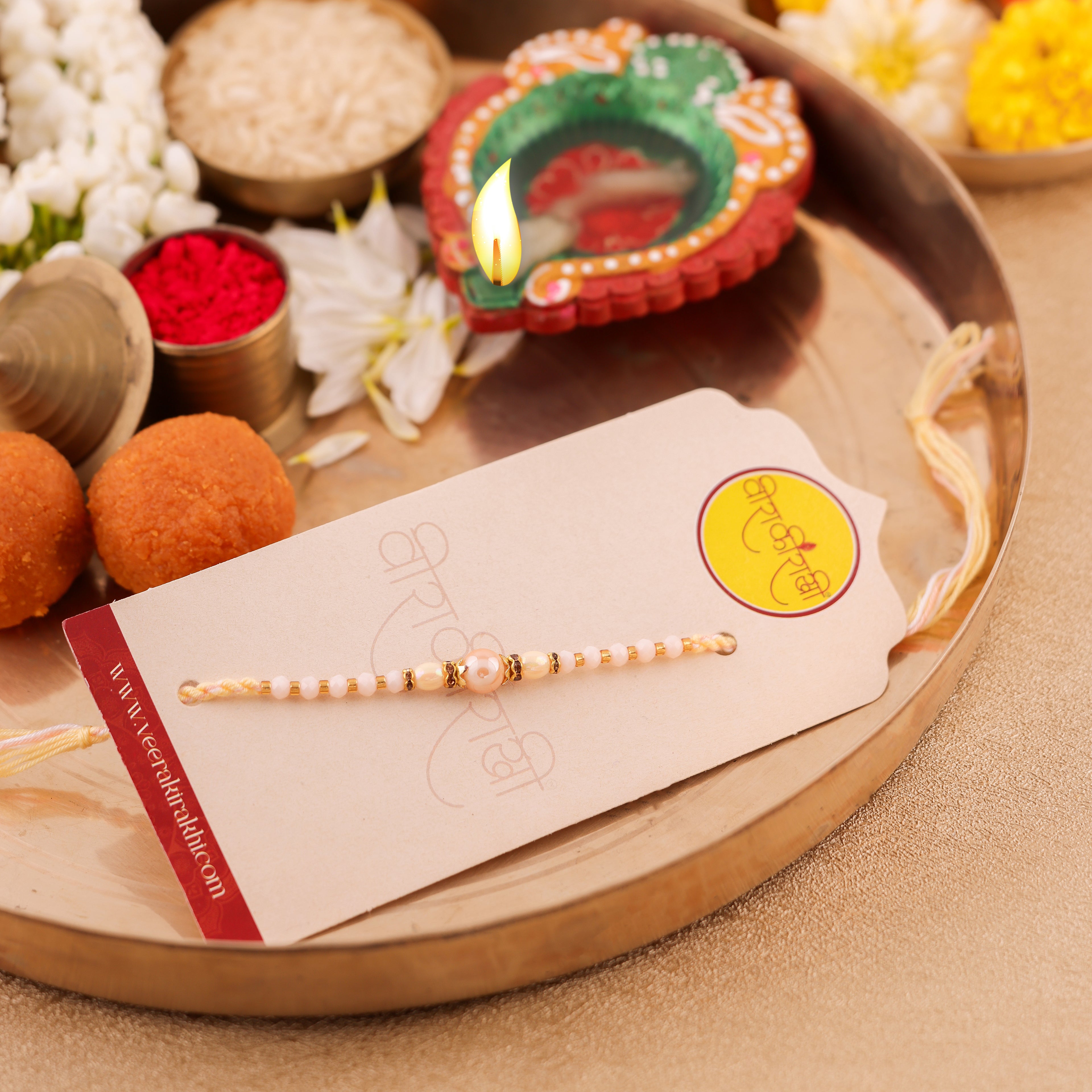 Floral Charm Rakhi