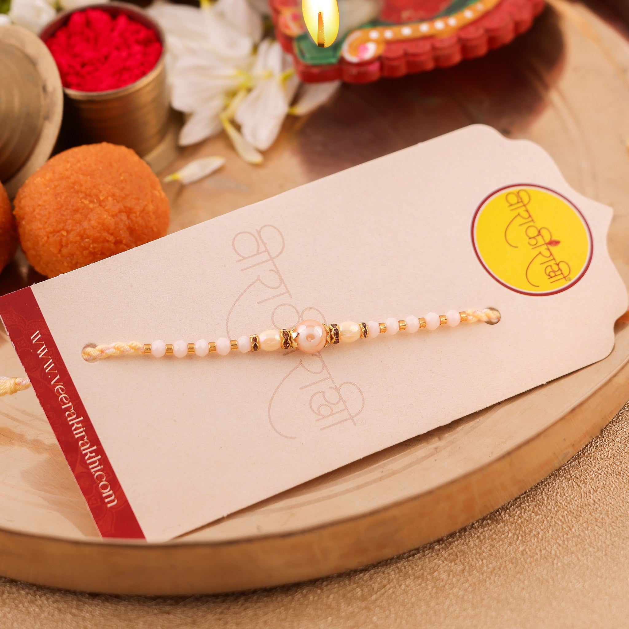 Floral Charm Rakhi zoom