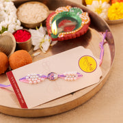 Thumbnail for Purple Beaded Rakhi - Purple