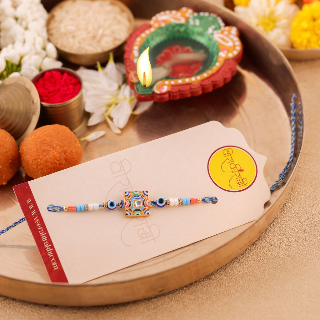 Evil Eye Charm Rakhi