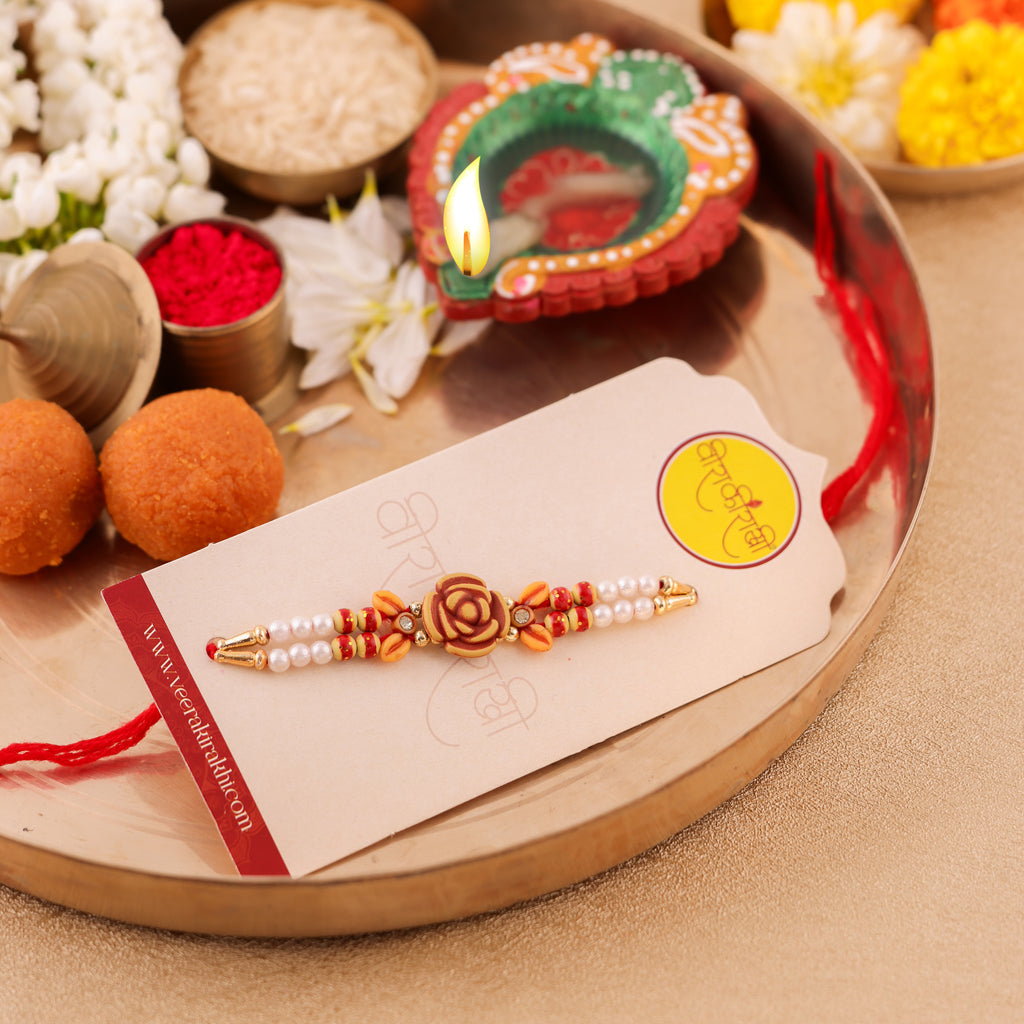 Floral Charm Rakhi