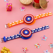 Thumbnail for Captain America Shield Band Rakhi zoom