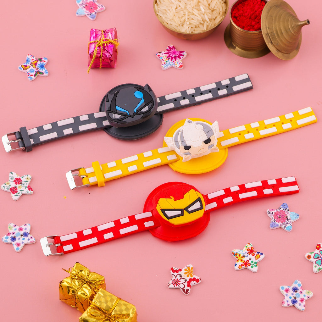 Superhero Mask Band Rakhi zoom