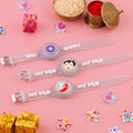 Bro Smart Captain America Band Rakhi zoom
