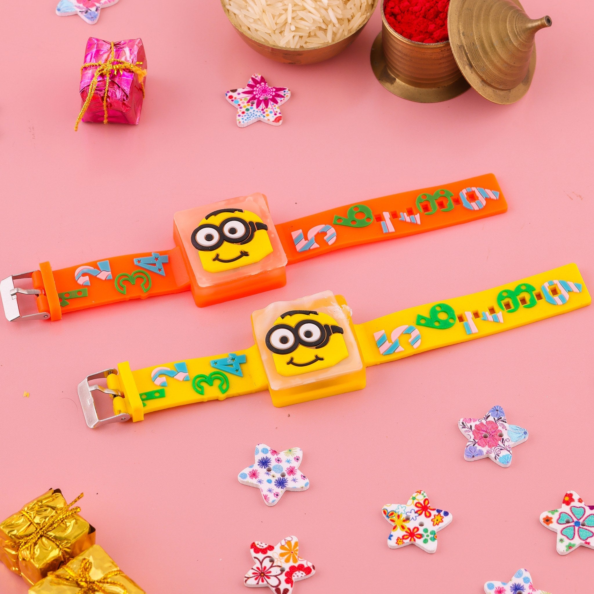 Minion Band Rakhi zoom