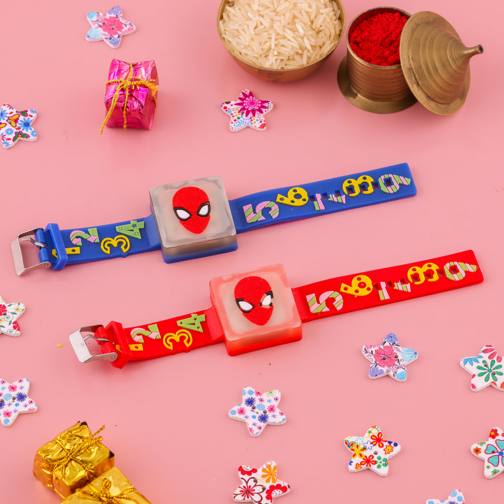Spider-Man Band Rakhi Set