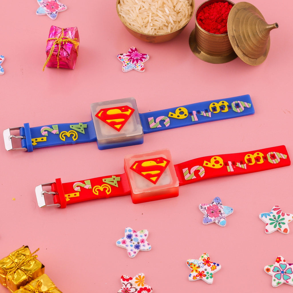 Superman Band Rakhi zoom