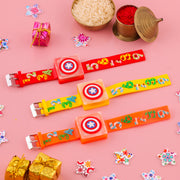 Thumbnail for Captain America Band Rakhi Set