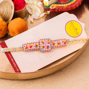 Thumbnail for Handwoven Multicolour Band Rakhi for Bhai zoom