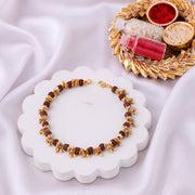 Thumbnail for Rudraksha Cluster Bracelet Rakhi for Bhai