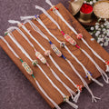 Oval Meenakari Bhai Bhabhi Couple Rakhi Set