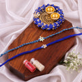 Turtle Hamsa Evil Eye Rakhi Combo - Pack of 2